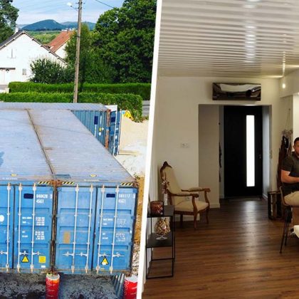 Ce couple de trentenaires a construit sa maison en containers à une vitesse record !