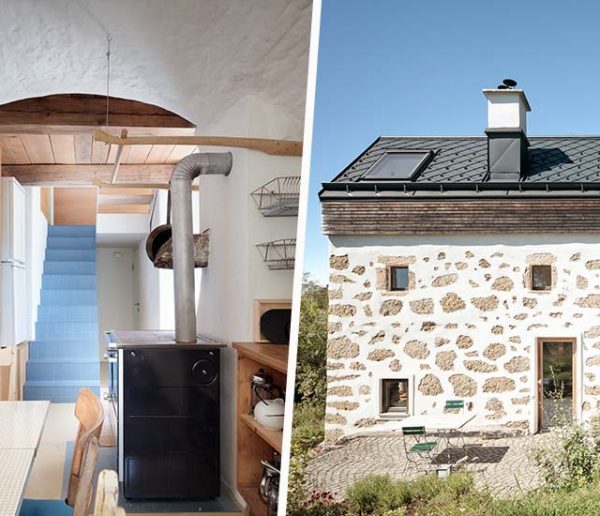 Cette ancienne boulangerie vieille de 250 ans a été rénovée en maison chaleureuse