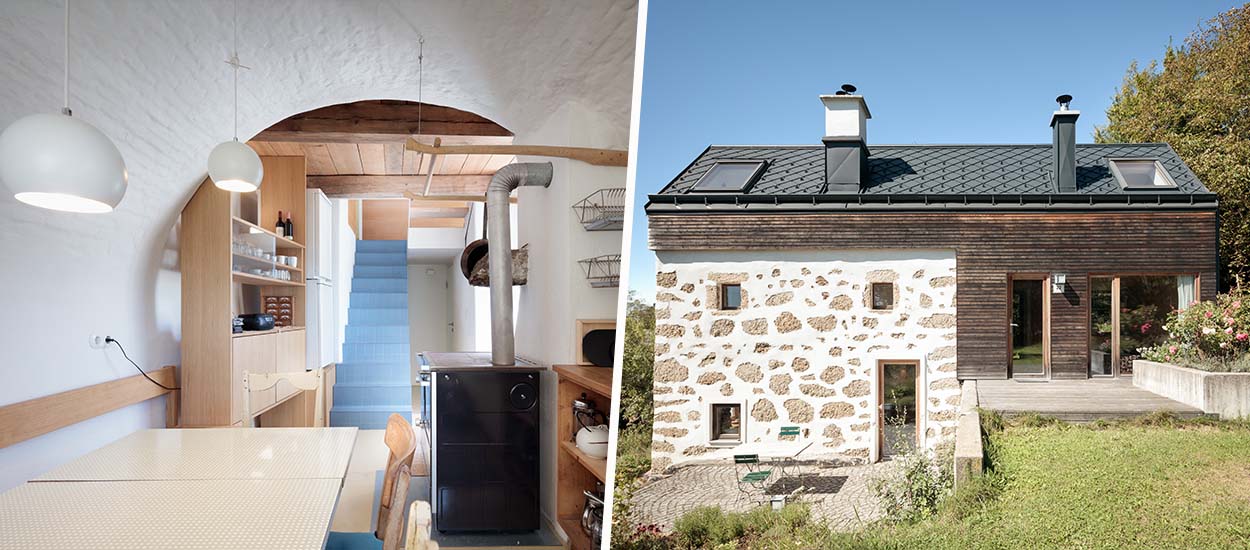 Cette ancienne boulangerie vieille de 250 ans a été rénovée en maison chaleureuse