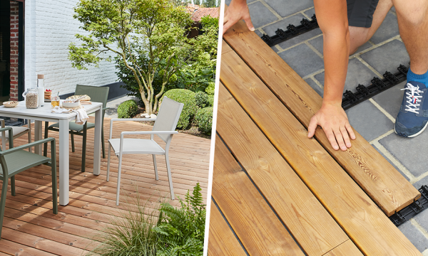 Des lames de terrasse à clipser et déclipser : emmenez votre terrasse quand vous déménagez !
