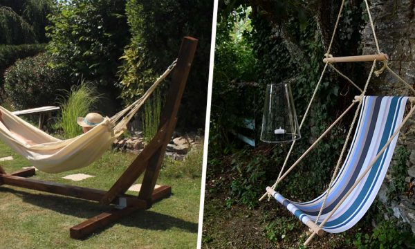 5 DIY pour fabriquer un hamac ou une chaise suspendue et profiter du soleil