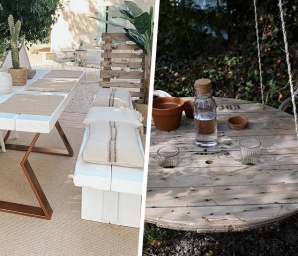 6 tutos pour fabriquer votre propre table d'extérieur en bois