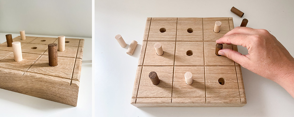 Tuto : Fabriquez un jeu de morpion en bois avec des matériaux récup'