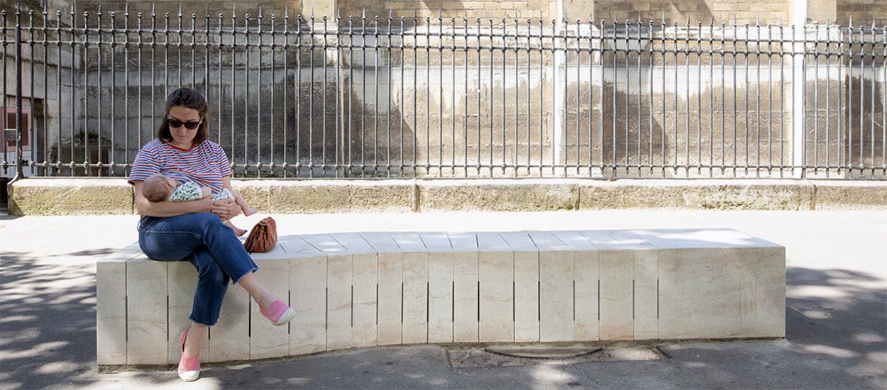 Ce banc en pierre rafraîchit l'air des villes en puisant l'air du sous-sol !