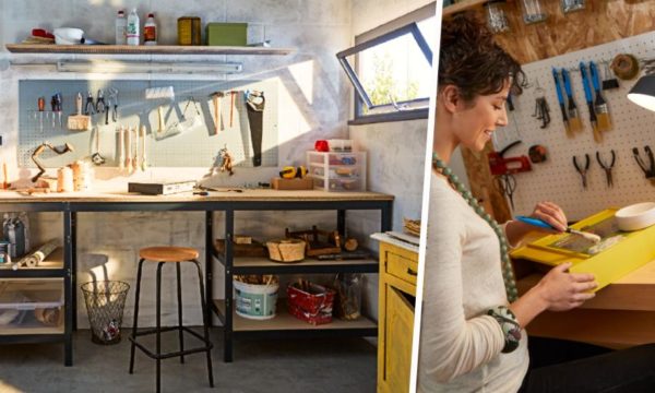 5 pièces où vous pouvez aménager un vrai atelier de bricolage