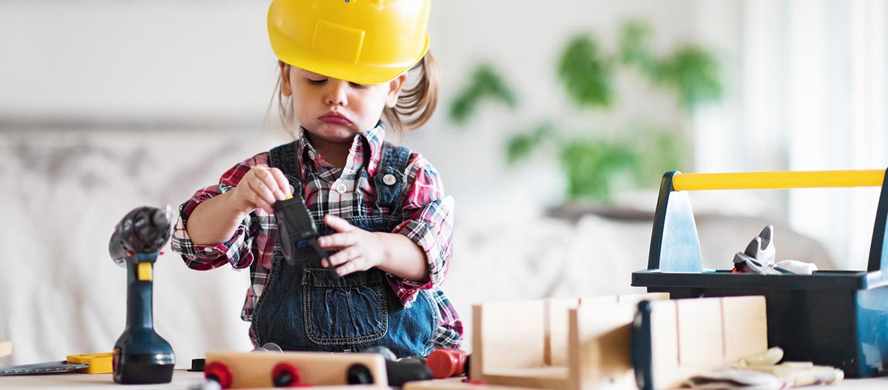 Comment initier les enfants au bricolage ? (Et ça n'est pas réservé aux petits garçons)