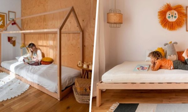 Ce lit cabane évolutif se transforme en lit sur pieds quand votre enfant grandit