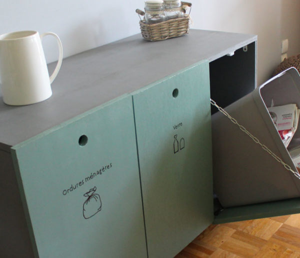 Tuto : Fabriquez un meuble personnalisé pour vos poubelles de tri sélectif