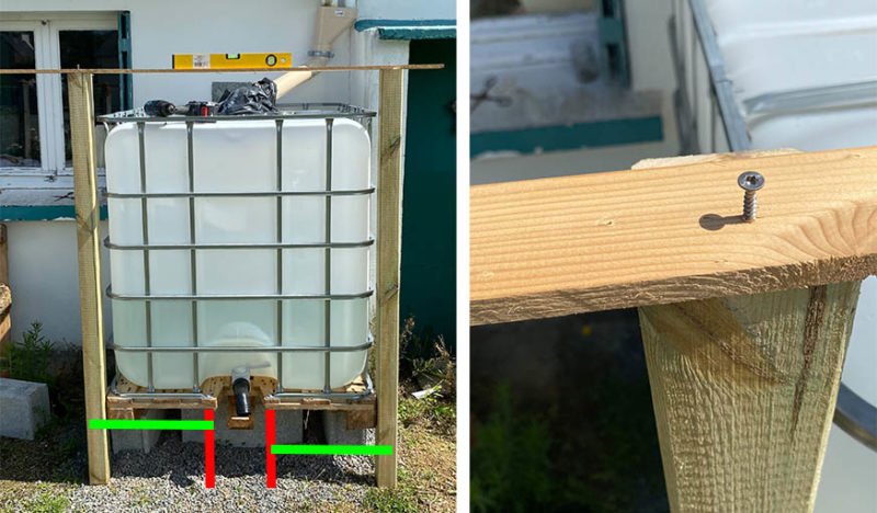 Tuto : Fabriquez un habillage en bois pour cacher votre récupérateur d’eau