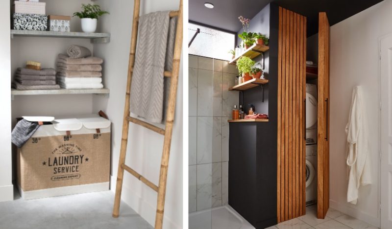 15 rangements astucieux et gains de place pour une petite salle de bains