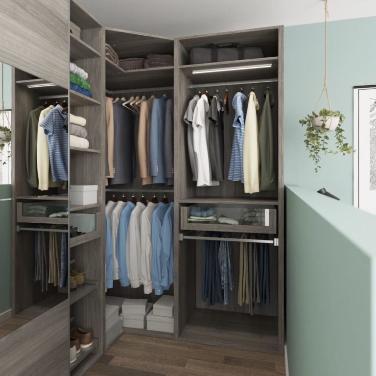 Atomia de Castorama 3 solutions pour agencer un dressing gain de place