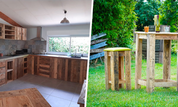 Cette entreprise vendéenne recycle les palettes usagées pour en faire du mobilier