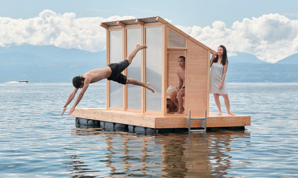 Un étudiant en design invente un mini-sauna flottant qui peut s'installer partout