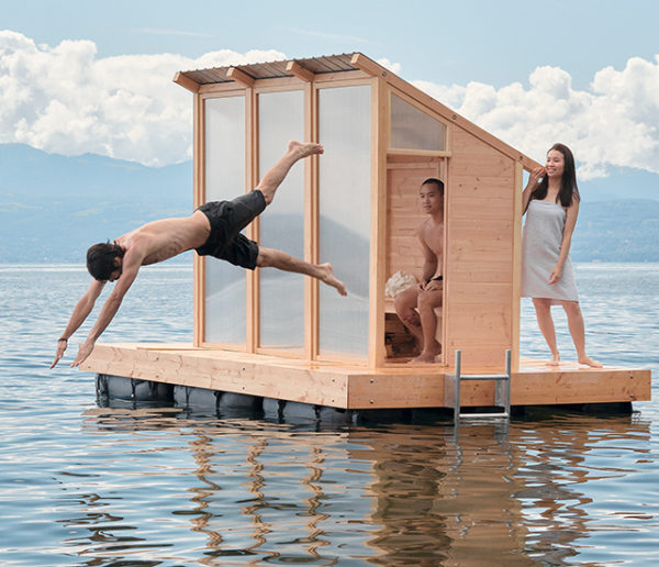 Un étudiant en design invente un mini-sauna flottant qui peut s'installer partout
