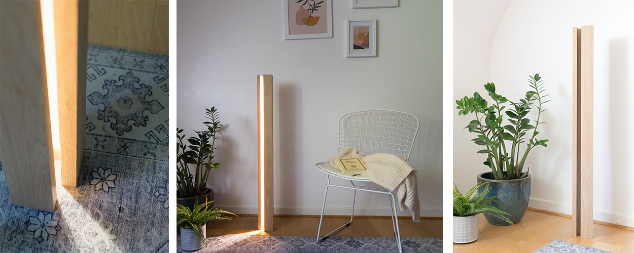 Tuto : Fabriquez une lampe verticale en bois au design minimaliste