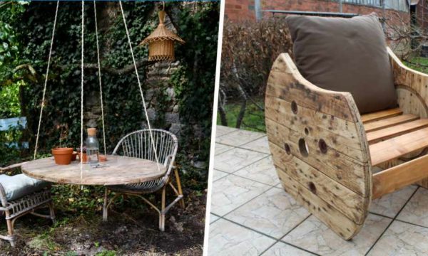 6 idées de meubles originaux à fabriquer à partir d'un touret