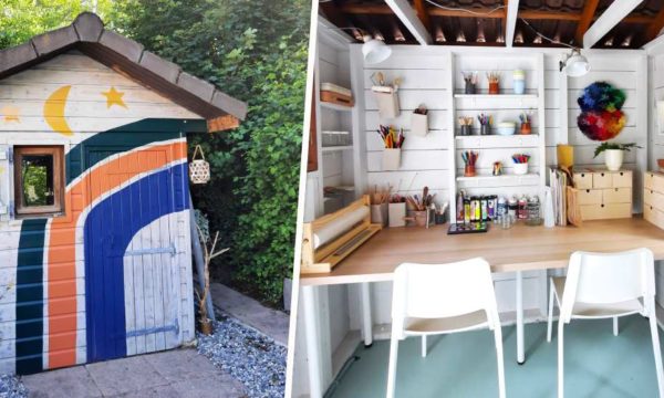 Avant / Après : Cette artiste a transformé un abri de jardin abandonné en 
