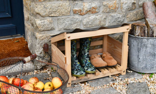 Comment fabriquer un meuble à chaussures pour l'extérieur ?