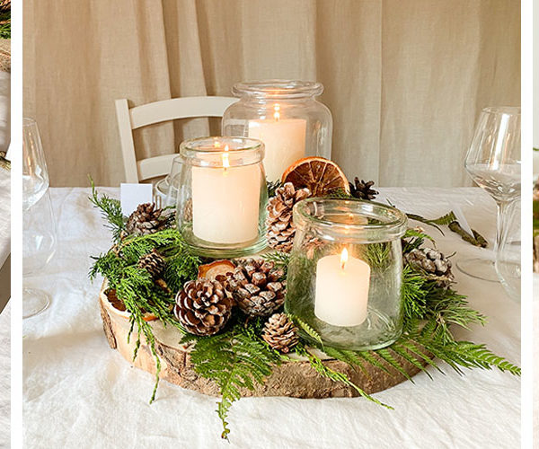 3 idées de DIY en matériaux naturels et récup' pour réaliser une déco de table de Noël