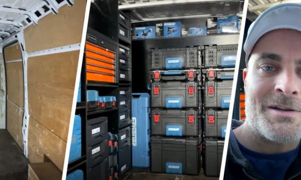 Avant / après : Cet ébéniste a transformé son van en atelier parfaitement optimisé
