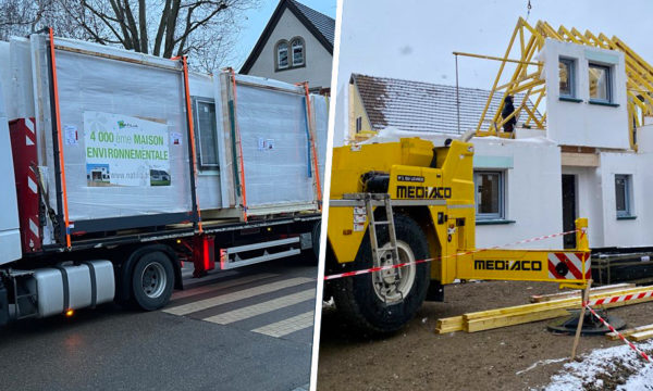 Cette maison environnementale a été montée en 6 heures seulement