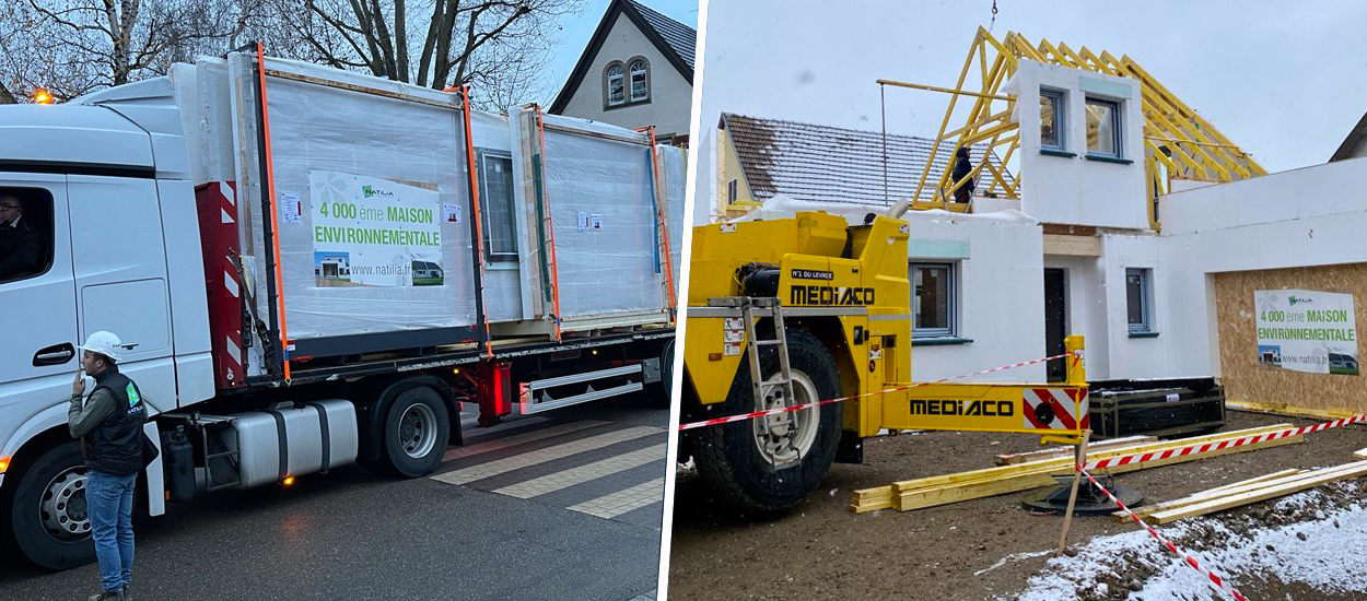 Cette maison environnementale a été montée en 6 heures seulement