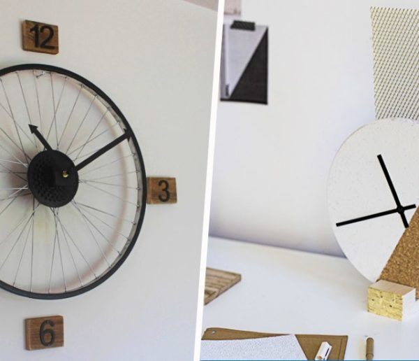 Déco : 12 tutos originaux pour fabriquer une horloge unique