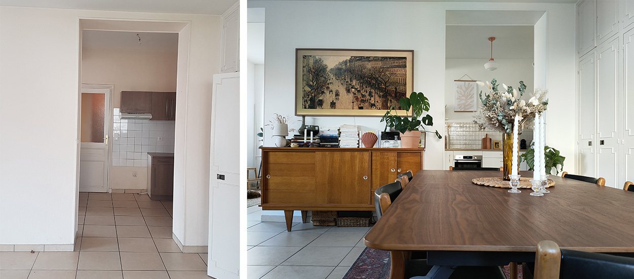 Rénovation d'une maison des années 30 en mode vintage