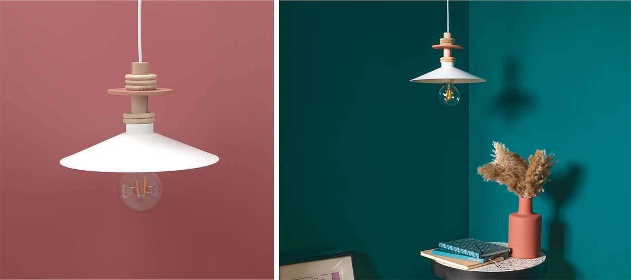 Tuto : Customisez une suspension basique pour en faire un luminaire design et personnalisé