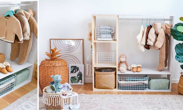 Tuto : Fabriquez un mini-dressing à la taille de votre enfant
