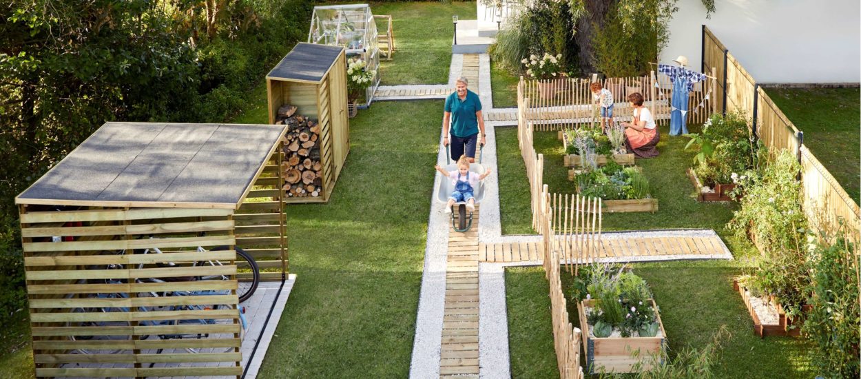 Un jardin bien aménagé, bien entretenu et plus écolo