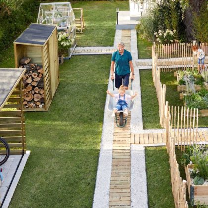 Un jardin bien aménagé, bien entretenu et plus écolo