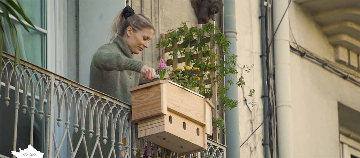 Un nichoir à oiseaux et une jardinière en même temps : découvrez le jardinichoir !