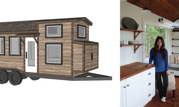 Cette bricoleuse fournit gratuitement les plans de sa tiny house (et ceux des meubles)