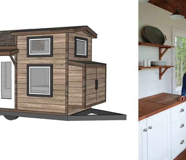 Cette bricoleuse fournit gratuitement les plans de sa tiny house (et ceux des meubles)