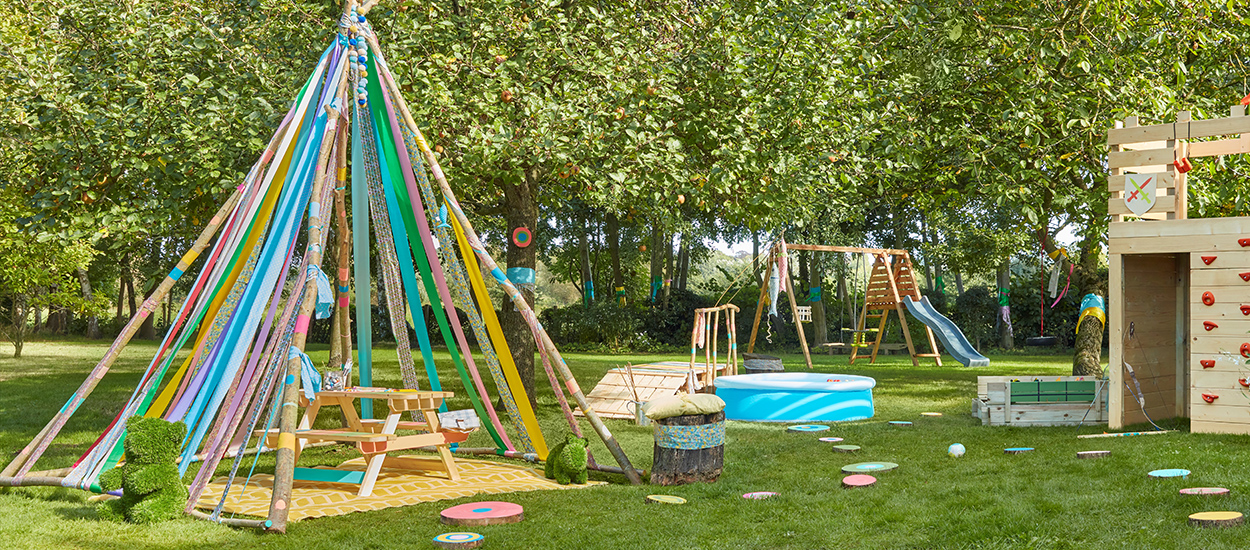 Tuto : Fabriquez un tipi grandeur nature pour pique-niquer avec les enfants