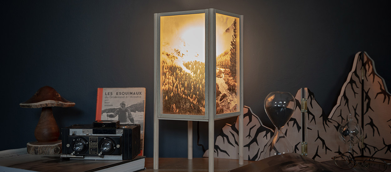 Tuto : Fabriquez une lampe cosy avec des photos lumineuses