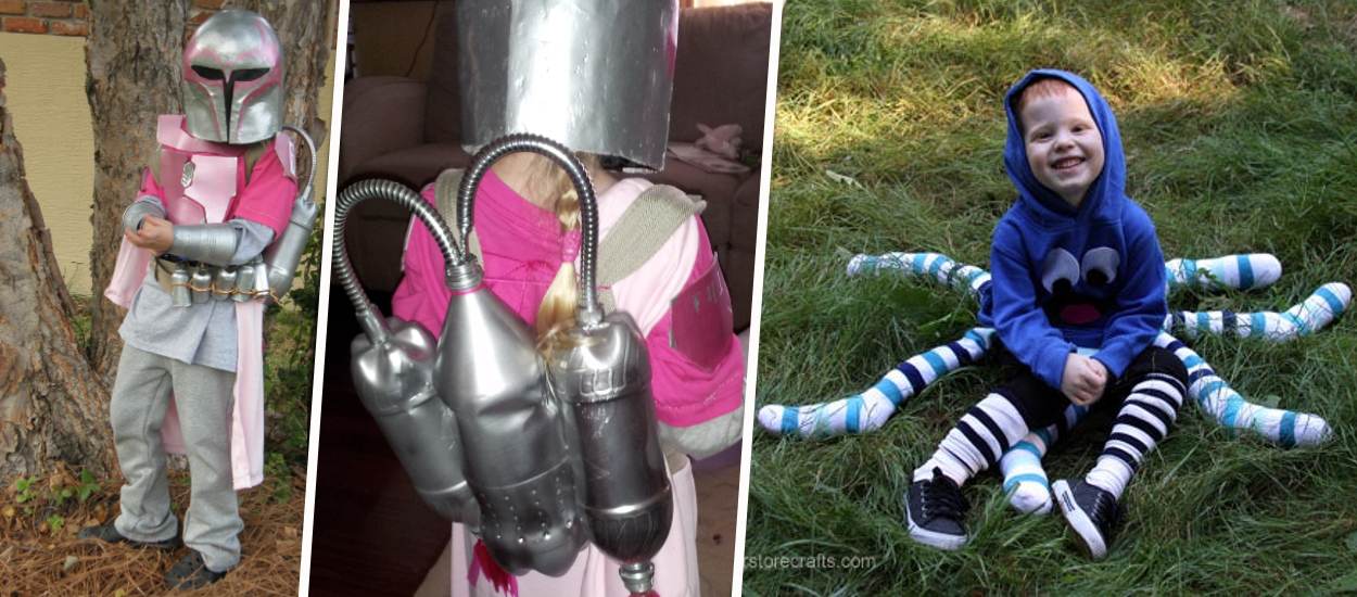 12 super déguisements pour enfants à fabriquer soi-même avec du carton et de la récup'