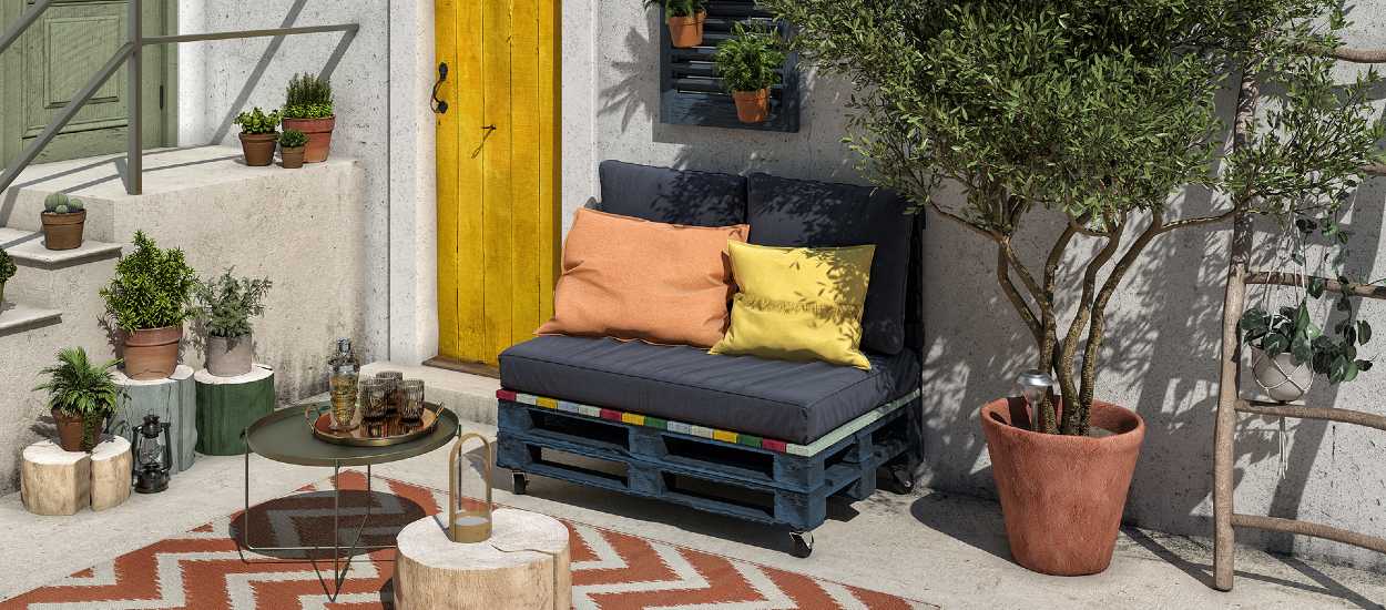 Tuto : Fabriquez une banquette en palette pour votre terrasse