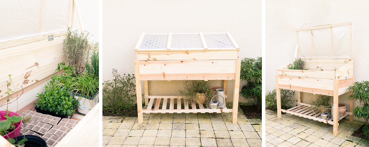 Comment fabriquer une petite serre amovible pour sa jardinière ?