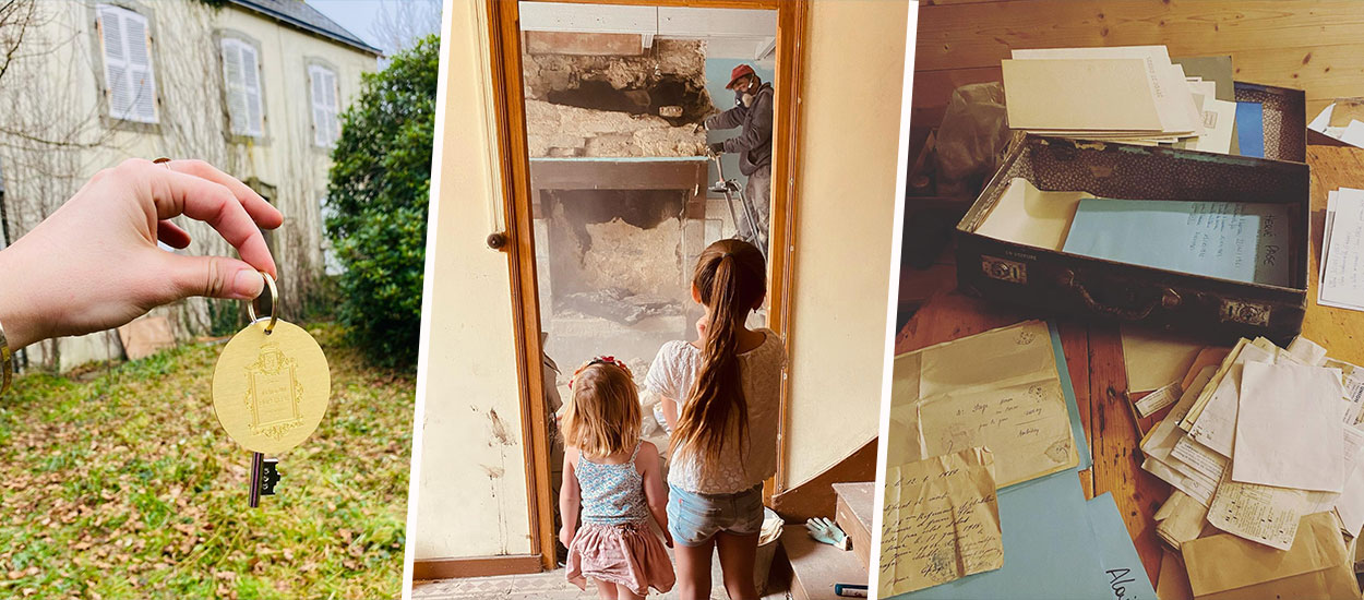 Cette famille achète une maison abandonnée et découvre tous les souvenirs de l'ancienne propriétaire