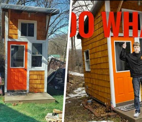 À 13 ans, il avait déjà construit sa première tiny house
