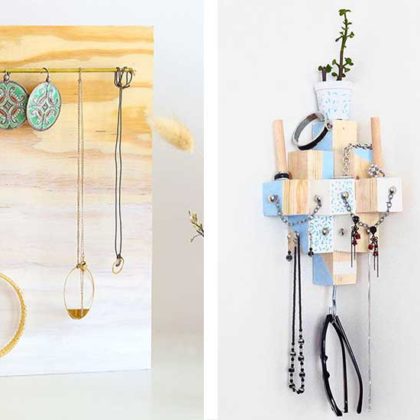 10 idées pour fabriquer un joli rangement pour vos bijoux