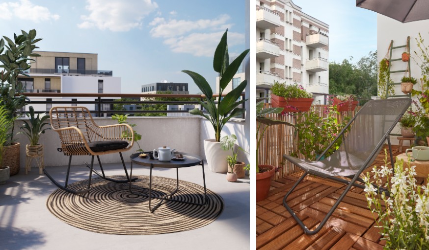 Mobilier de balcon : 10 bonnes idées chez Castorama pour un petit balcon