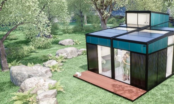 Cette maison est 100 % autonome, déplaçable, et peut s'agrandir