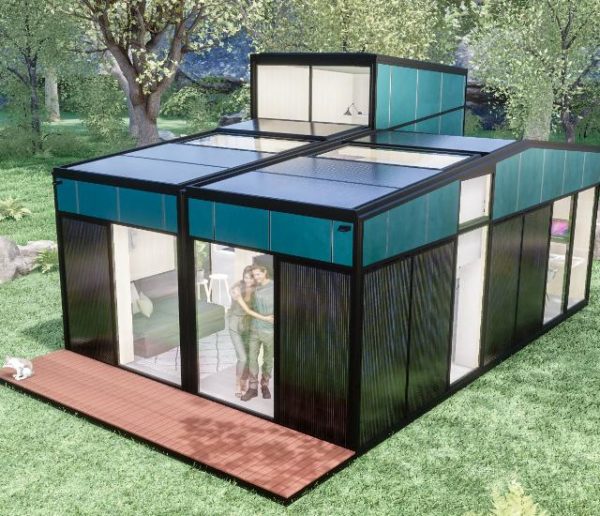 Cette maison est 100 % autonome, déplaçable, et peut s'agrandir
