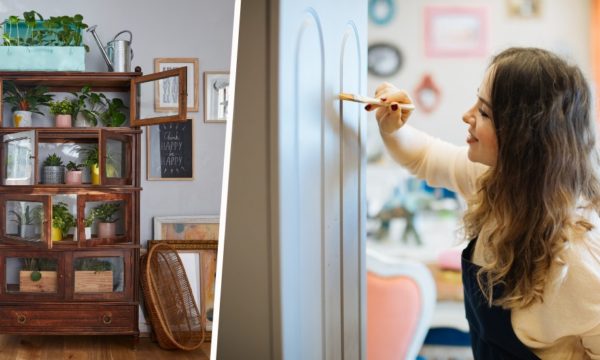 6 idées originales pour relooker une vieille armoire pour pas cher