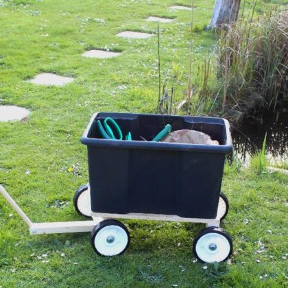 Tuto : Réalisez un chariot de jardinage, pour garder vos outils à portée de main
