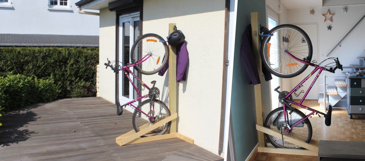 Porte-vélos mural, crochets utilitaires de rangement de garage