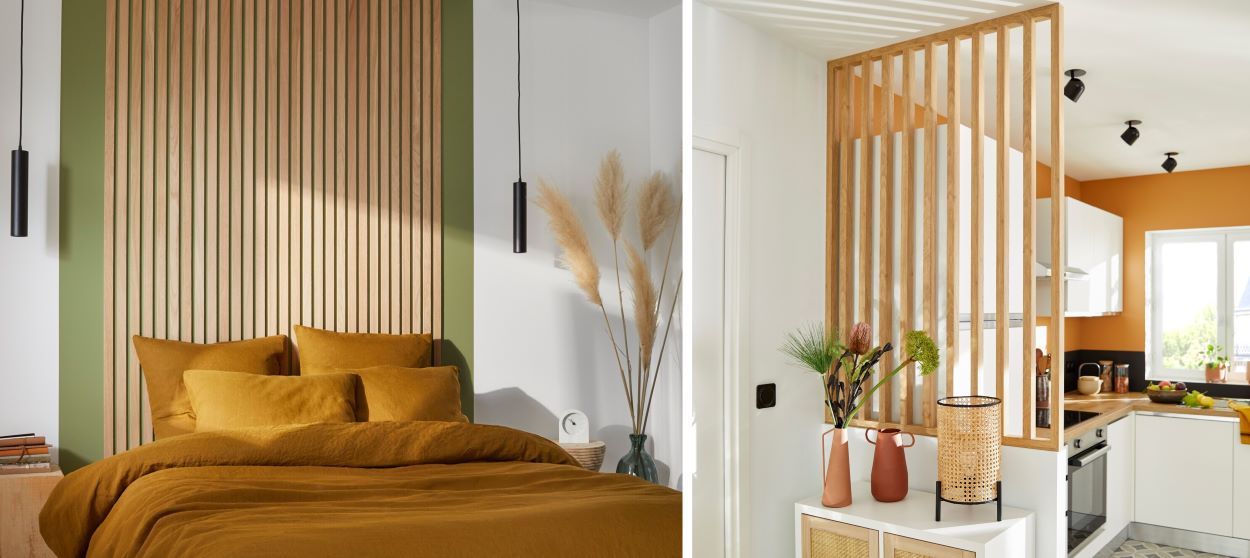 7 idées pour habiller vos murs avec des tasseaux (et autres astuces déco)